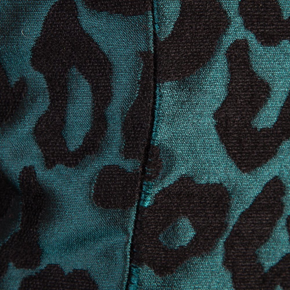 Maggy London Teal Leopard Print Dress - Picture 10 of 11